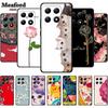 Для Xiaomi 17 3D Чехол Рельефные Цветы Funda Рельефные Цветы Coque Силиконовый Мягкий Задний Чехол Для Телефона Для Xiaomi17 pro max ТПУ Пара