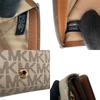 Used Michael Kors Tri-fold wallet Signature Trifold walletTri-fold wallet Ivory PVC/leather Women