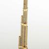 Dubai Halifah Tower Satue Landmark Building Home Decor Handmade Gifts Golden