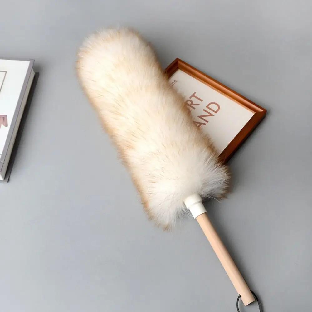 Wool Duster Household Cleaning Dust Duster Brush Car Cleaning Sweeping Dust Home Daily Use Washable Clean Houseware Tools use