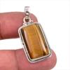 Подвеска из натурального тигрового глаза из стерлингового серебра 925 пробы 1,50 дюйма p9n01