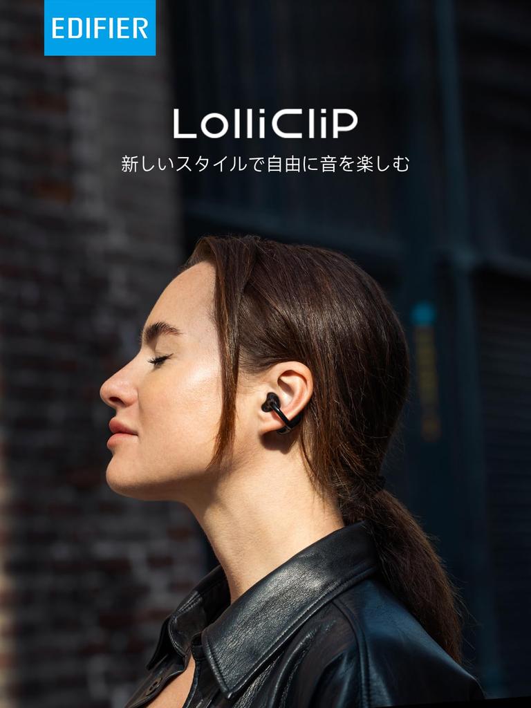 Edifier LolliClip Наушники с открытым ухом Беспроводные наушники Bluetooth с шумоподавлением Высокое разрешение Не блокирует уши Спящий телефон с микрофоном