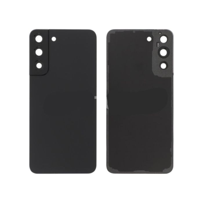 Cache batterie vitre arrière - SAMSUNG - Galaxy S22+ (S906B) - Noir - Sans logo - Pièce de rechange
