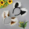 Cartoon Raccoon Ear Hairband/ Tail Adult Unisex Halloween Party Headband Costume