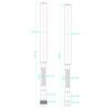 LoRa 868MHz Antenna NB-IoT 800MHz 840-960MHz 900MHz 915MHz/902-928MHz Data Transmission Graph Transmission Gooseneck Antenna