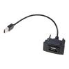 USB-крепление на приборную панель USB-розетка Порт 2.0 Кабель-удлинитель Панельный адаптер