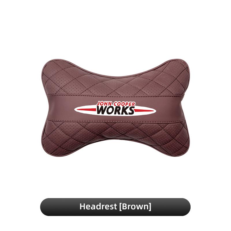 1xCar Seat Neck Pillow Headrest Lumbar Waist Support Cushion Keychain For BMW X1 X2 X3 X5 X4 X6 X7 iX3 F20 F10 F07 E70 E46 SU5