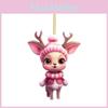 Car Pendant Reindeer Acrylic Material With Christmas Theme For Vehicle Interior