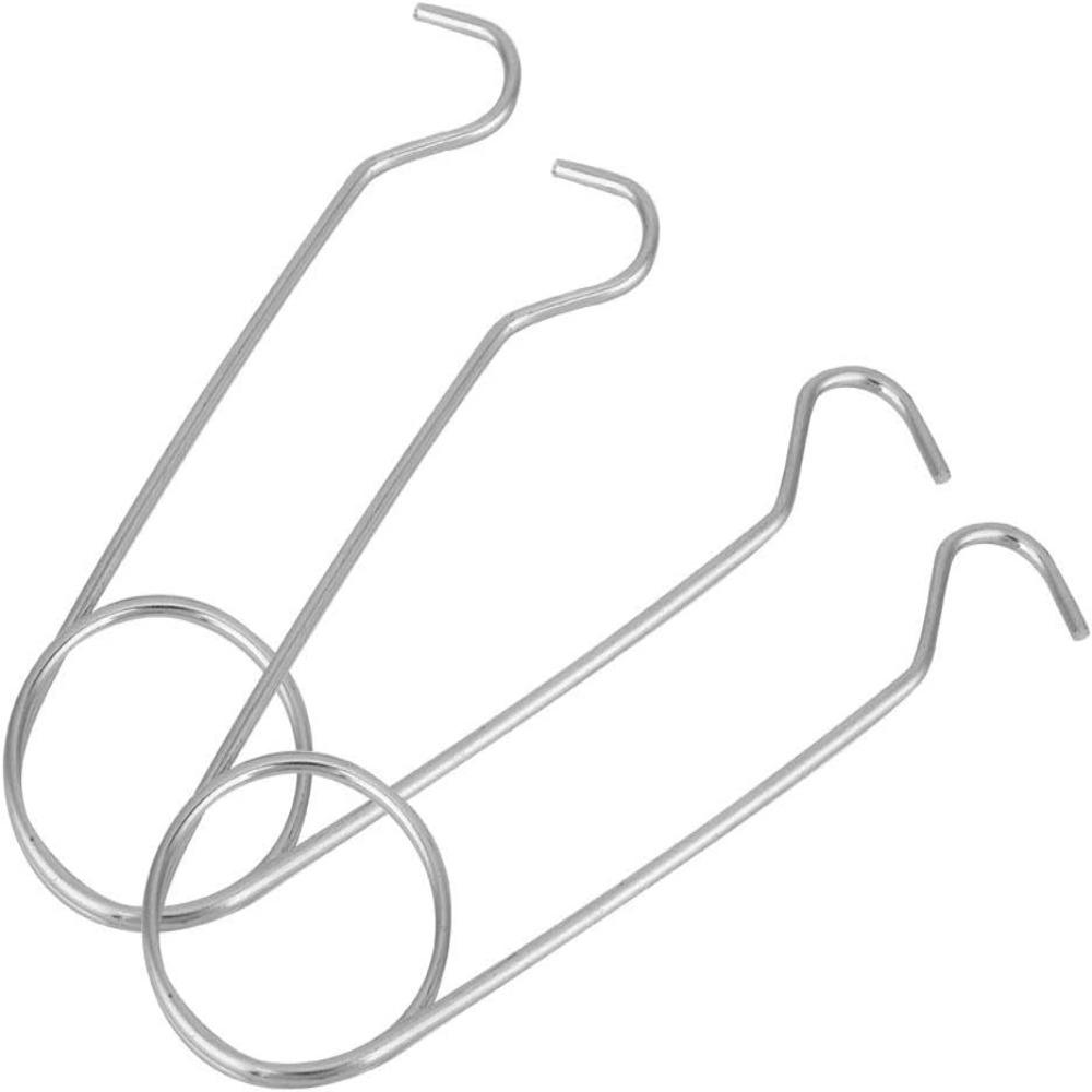 2pcs 6 Inch Fish Hook Remover Tool Stainless Steel Water Bottle Hanger For Water Bottle