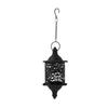 Romantic Hollow Metal Candlestick Iron Hanging Candle Holder Hollow Birdcage Lantern  Indoor