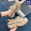 2024 Heightening Shallow Mouth Single Shoes Breathable One Pedal Summer and Autumn New Sports and Leisure Muffin Platform Women's Shoes Explosion