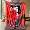 Cristiano Ronaldo Theme blanket Soft Flannel Blanket Plush Throw Blanket Cozy Sofa Bed Blanket for Home Decor