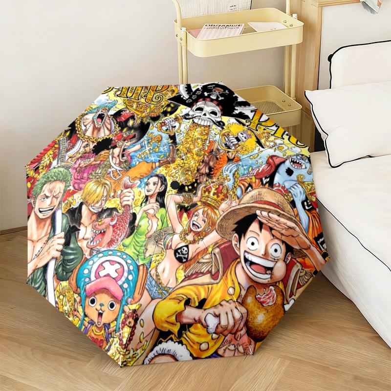 Милая Обезьянка D. Зонт с Луффи из японской манги ONE PIECE подходит для всех сезонов, включая домашние путешествия и активный отдых Y17