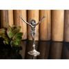 Jesus Statue Religious Status for Gift for Home Decoration Dashboard Jesus Gift Items Metal Statue Gold, Silver & Copper Christmas (Pack of 3)