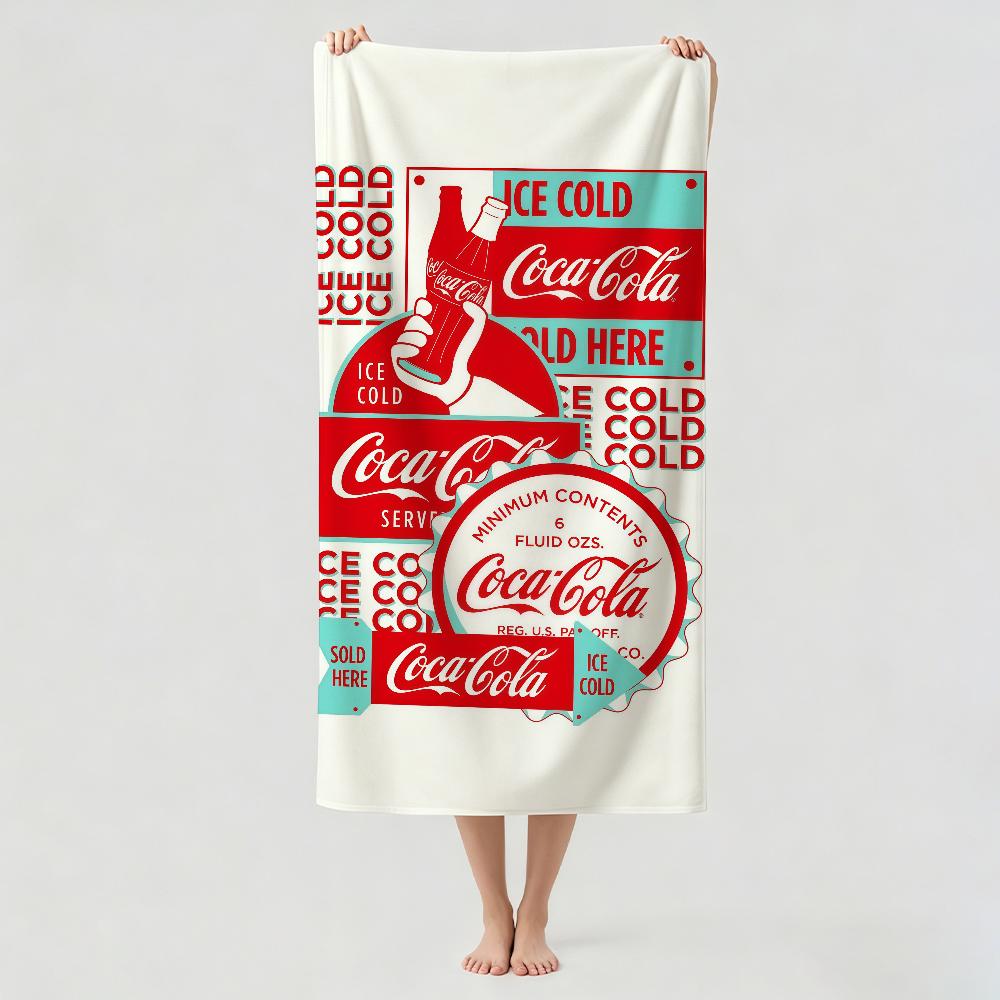 Модный принт C-CoCa C-ColaS Полотенце Сушильное Банное Полотенце Применимо Для Легкого Плавания Кемпинга Йоги Пляжа Выход