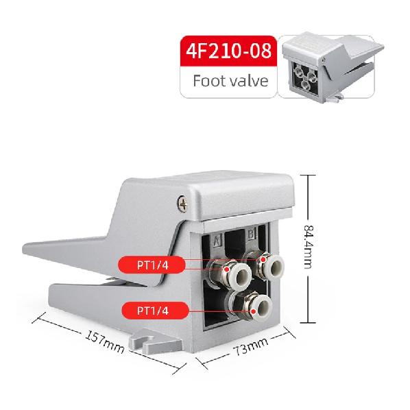 Pneumatic pedal valve 4F210-08L pedal pedal switch FV320 cylinder control reversing 420 two position five links