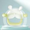 Силиконовый прорезыватель для зубов с защитным колпачком от поедания - Забавный дизайн в виде гриба, жевательная и кипящая игрушка для малышей