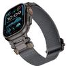 Спортивный нейлоновый ремешок для Apple Watch Ultra 2 49 мм 45 мм 46 мм 44 мм Роскошный металлический браслет для IWatch Series 10 9 8 7 SE 6 5 Мягкий ремешок