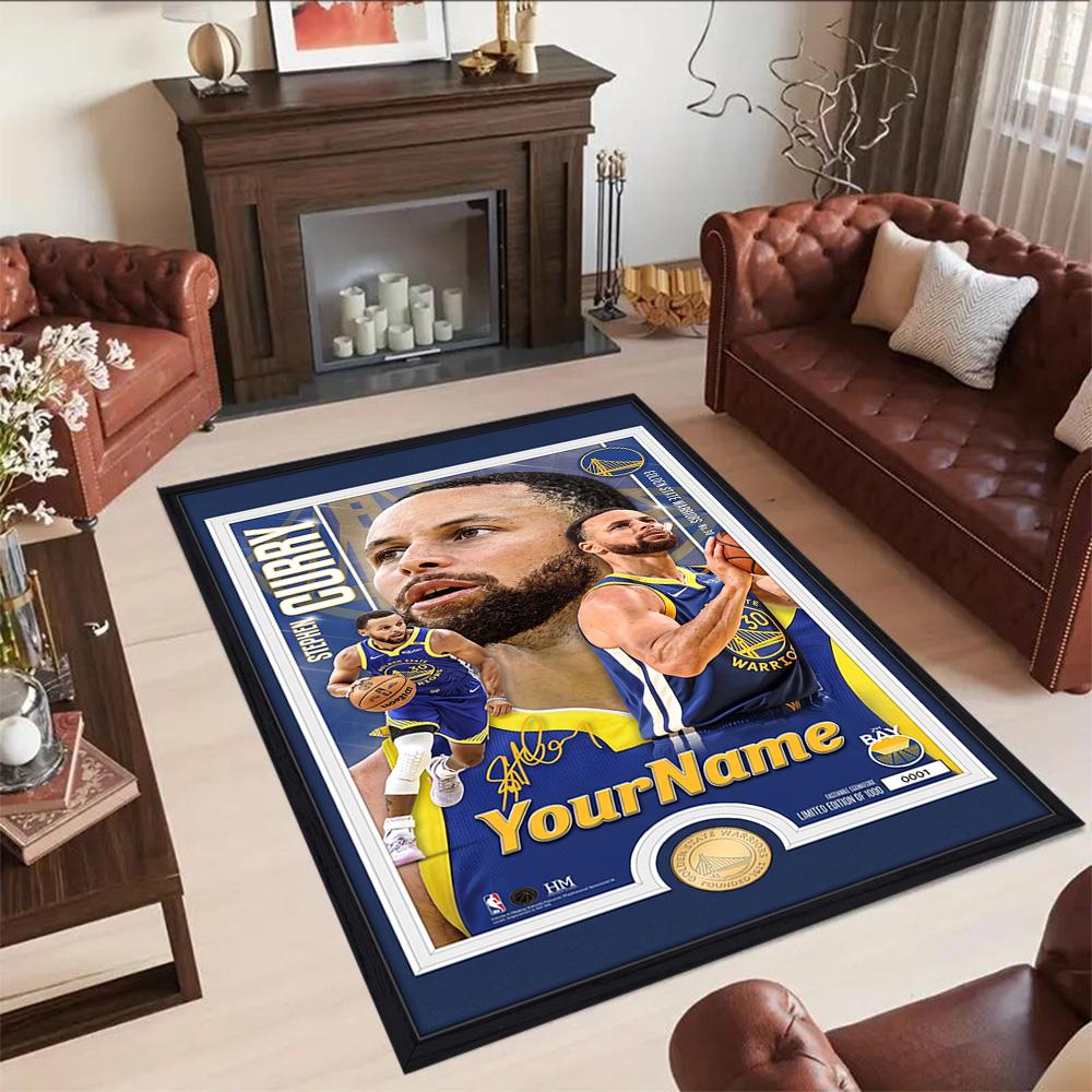 Curry Personalized Name Carpet Suitable For Study Room Game Room Living Rooms Entryway Antislip Rug Anime Office Decor