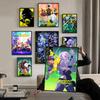 Anime C_Cyberpunks Cool E-Edgerunners DIY Sticky Poster Waterproof Paper Sticker Coffee House Bar Stickers Wall Painting