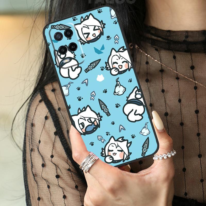 Чехол с артом персонажа игры Valorant для Oppo A78 A98 A18 A38 A58 A60 A80 A40 A96 A76 A16 A94 A74 A54 A15 A17 A57 A77 A5 Pro