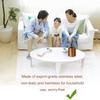 Современная миниатюрная металлическая настольная мусорная корзина Компактный дизайн Нескользящая основа Контроль запаха Мусорное ведро для рабочих мест