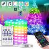 WS2812B Led String Christmas Tree Lights 5m/10m BT Music App Control RGBIC Addressable Party Decoration USB DC5V