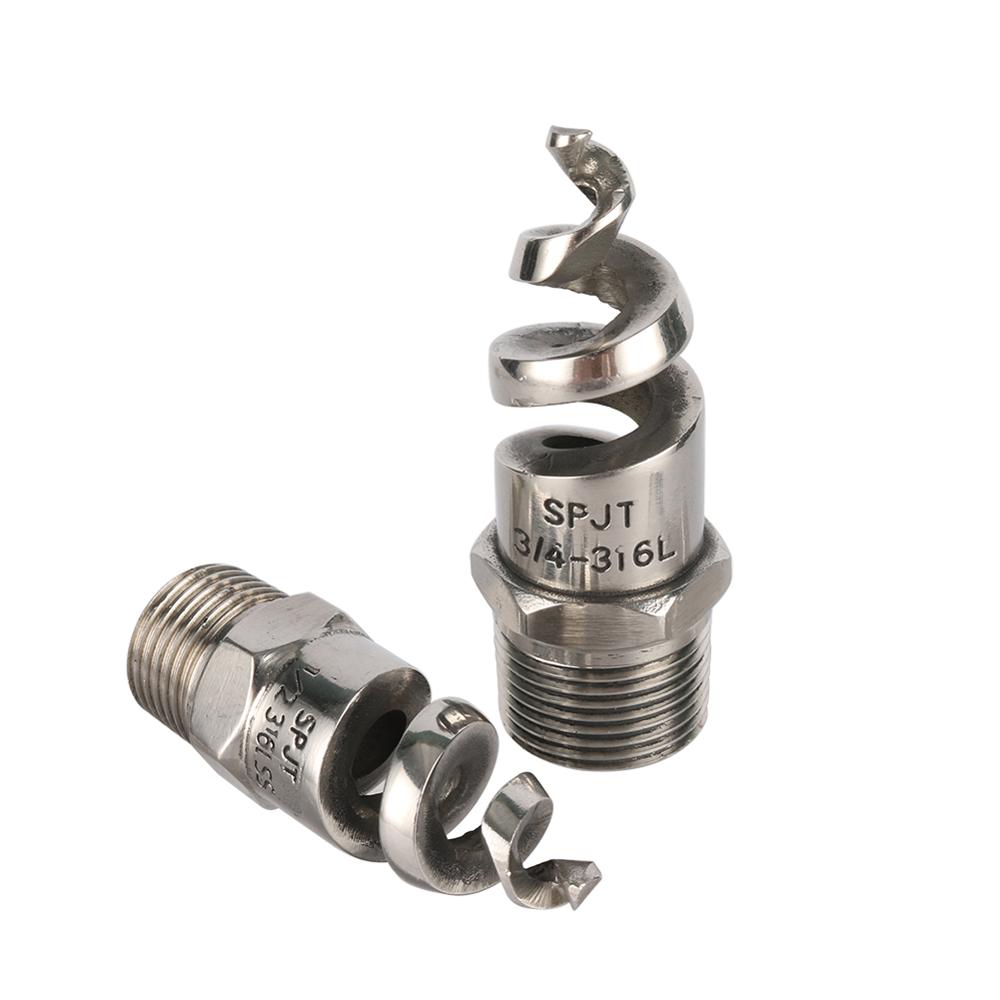 3/8 "1/2" 3/4 "1/4" 1 "наружная резьба полный конус спиральная форсунка из нержавеющей стали поливочный туман спринклерный инструмент для орошения сада и газона