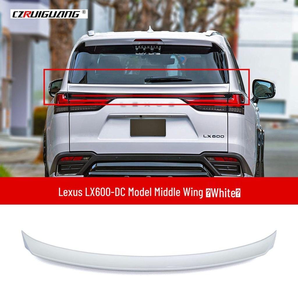 Спойлер на крышку багажника Lexus LX600 Mid Wing Mona Lisa Body Kit: Передний и задний спойлер