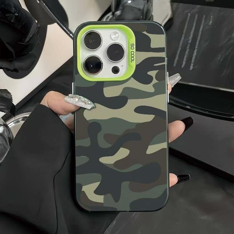 Новый камуфляж подходит для чехла для мобильного телефона iphone17 Apple 16promax/15/14pro13 Европа и Америка 17air12.