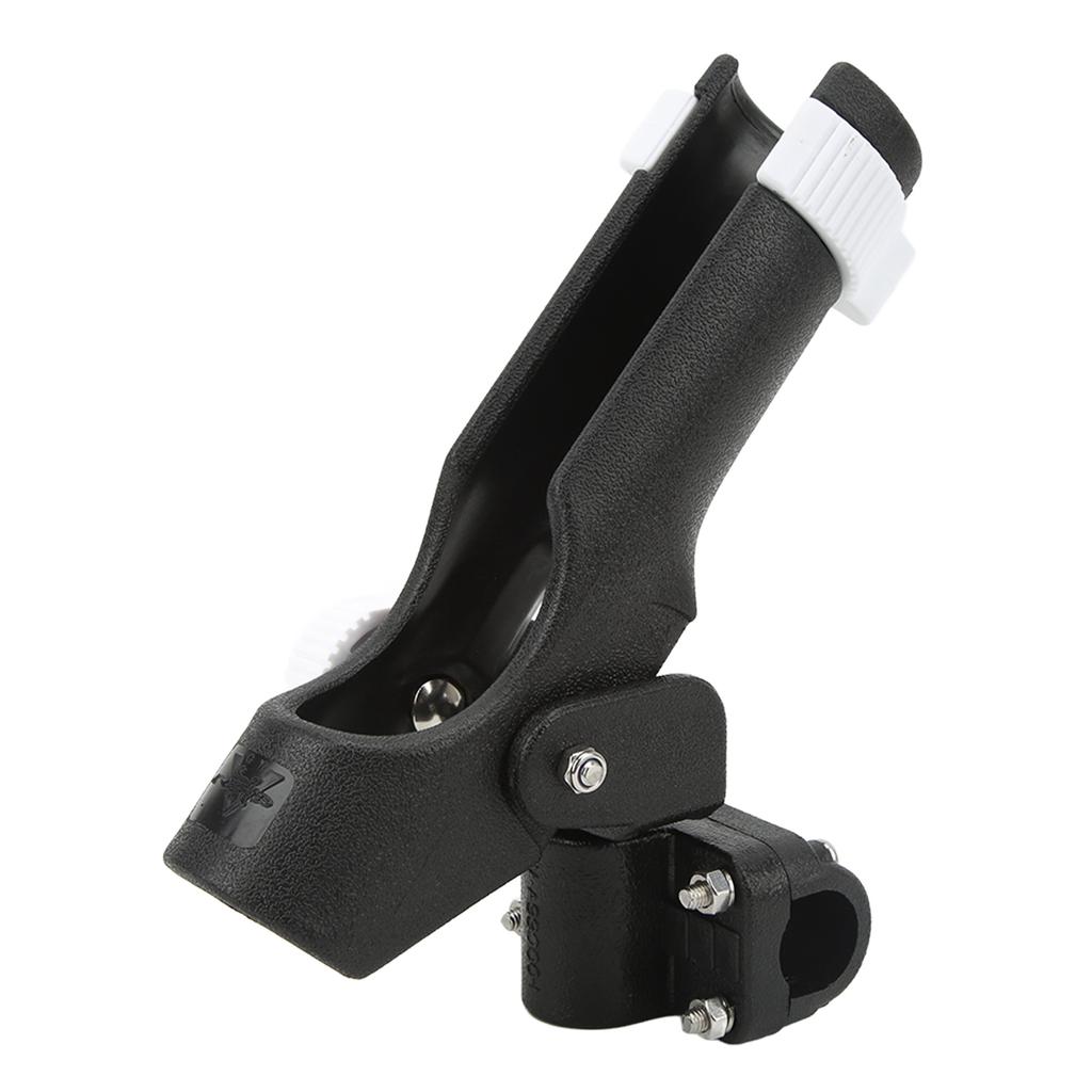 Fishing Rod Bracket 90 Degree Adjustable 45mm Socket 1in Clip Clamp On Rod Holder Rack