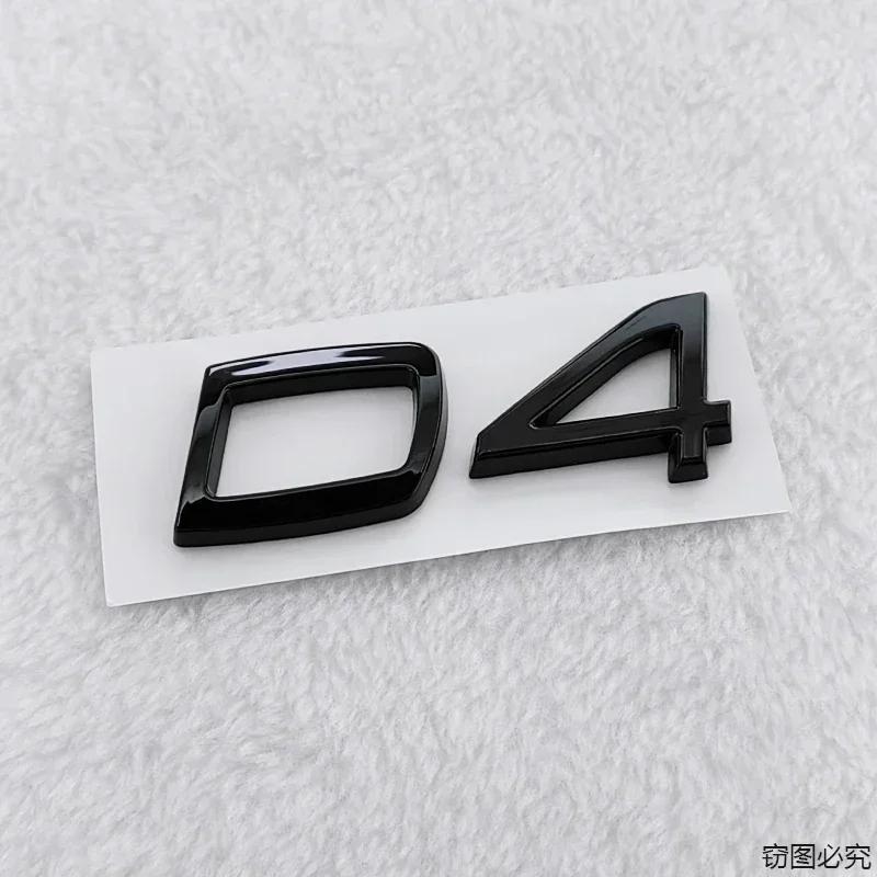 3D Значок-эмблема на задний багажник автомобиля ABS для Volvo D2 D3 D4 D5 D6 D7 Логотип V40 S40 S60 S70 S80 V50 Внешние аксессуары