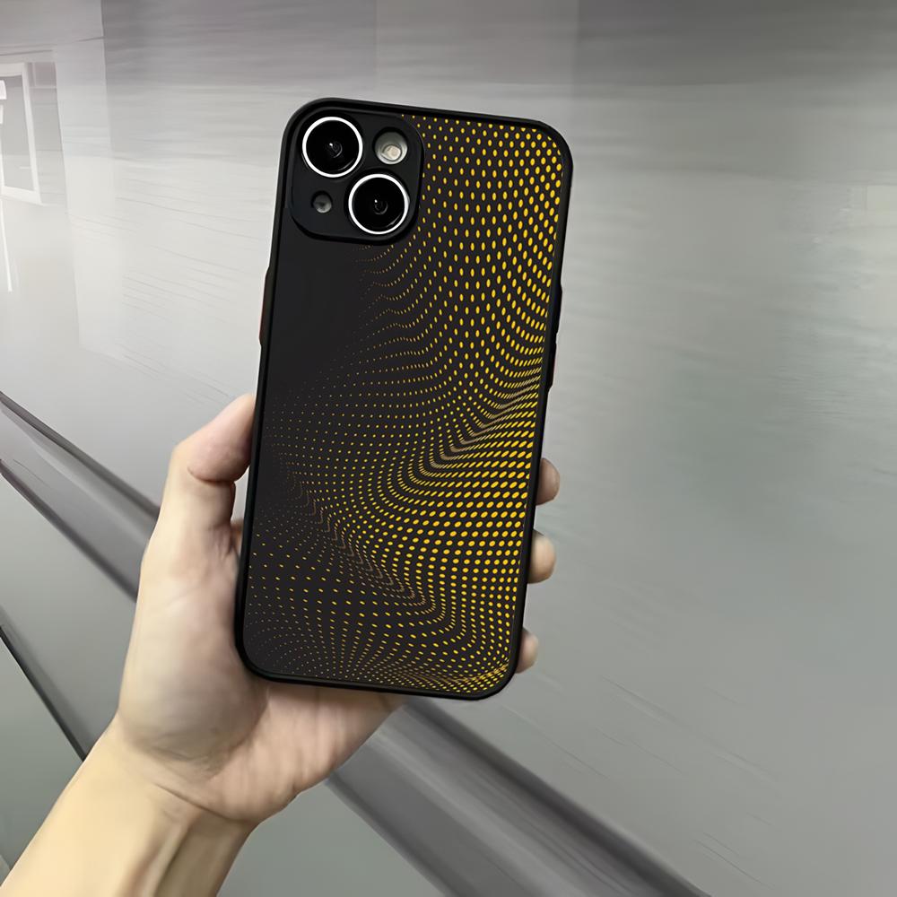 Чехол для телефона из углеродного волокна и кованого углеродного волокна Для iPhone 17 16 15 14 13 12 Pro Max Xr Air Plus Черный жесткий чехол с ощущением кожи