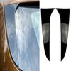 Car Rear Window Side Spoiler Canard Splitter Trim Cover Sticker Fit For BMW X1 E84 2009-2015