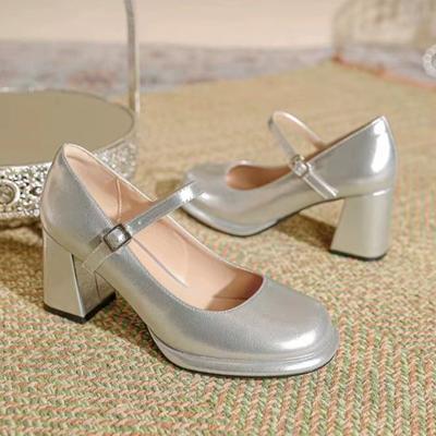 Модные туфли на платформе, женские туфли на высоком каблуке с пряжкой и ремешком, туфли Мэри Джейн, женские готические туфли на толстом каблуке для вечеринок, женские туфли в стиле Лолиты