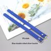 Easy to Write Double Sided PU Luggage Tag Alloy Buckle Rust Proof Copper Rivet for Travel Baggage Identification