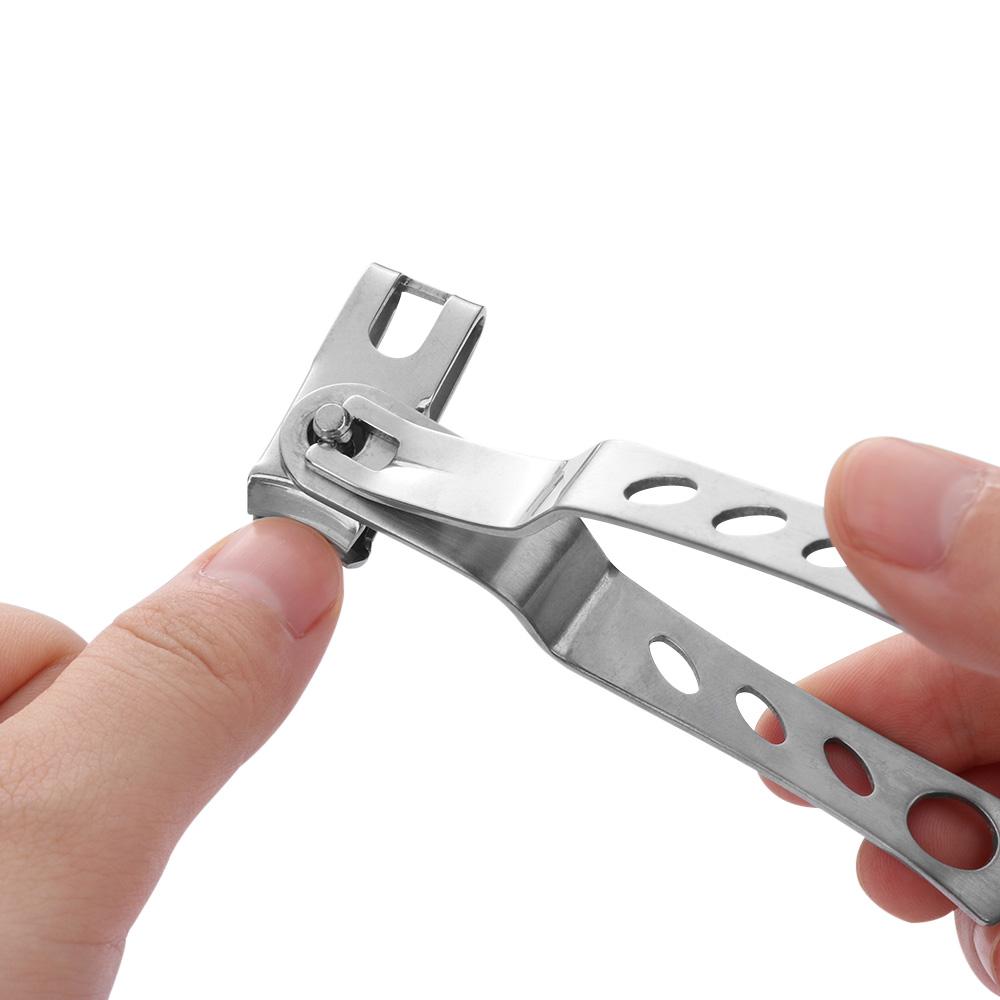 1 шт., машинка для стрижки ногтей из нержавеющей стали с вращающейся на 360 градусов головкой, острые инструменты для ногтей на ногах