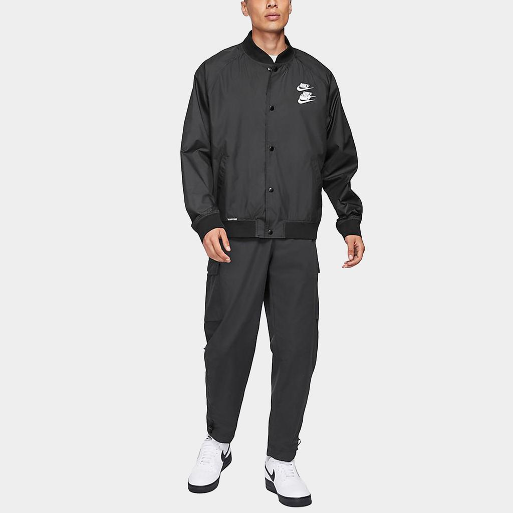 Nike Трикотажные спортивные штаны мужские черные