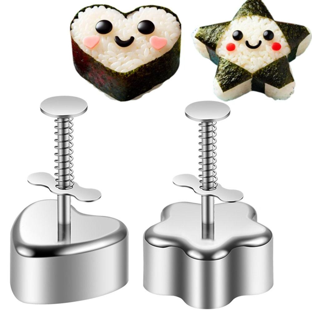 Multi Shape Set Onigiri Mold Stainless Steel Sushi Maker Classic Spam Musubi Mold Home DIY