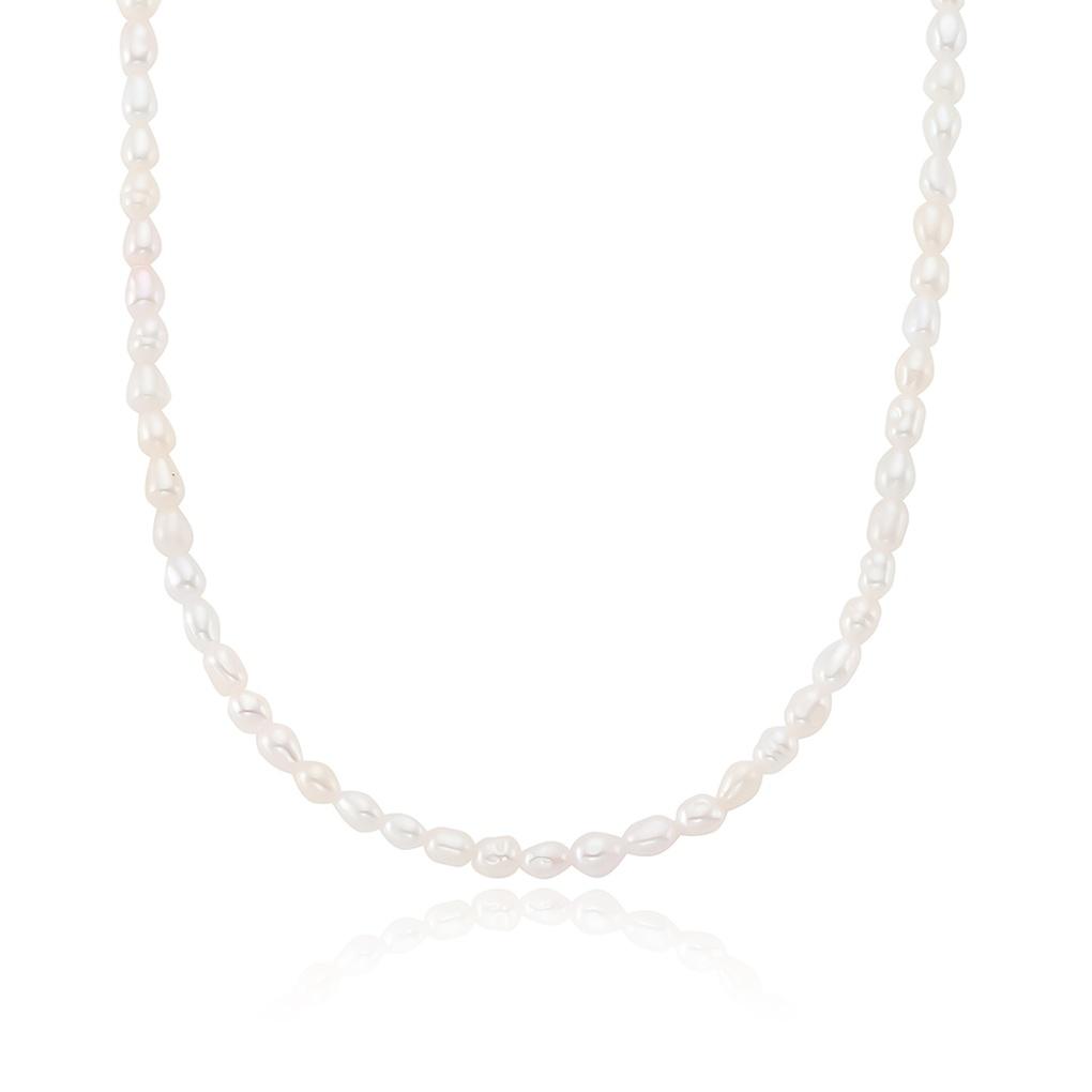 LLOYD Basic Pearl Bead 10k Necklace LNT21069T