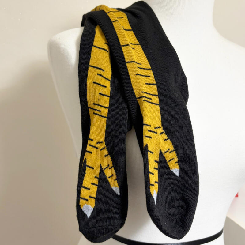 Ostrich long socks, useless funny secret friend