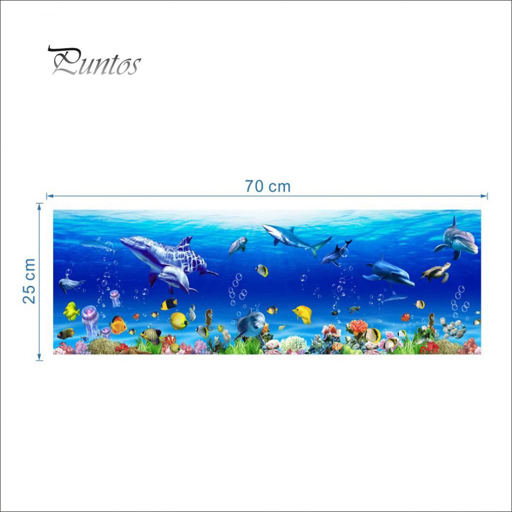 Наклейка на стену морской мир для декора