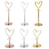 Stainless Steel Seat Card Holder Banquet Greeting Card Stand Hotel Restaurant Buffet Menu Clip Wedding Party Table Name Card Holder Home Supplies