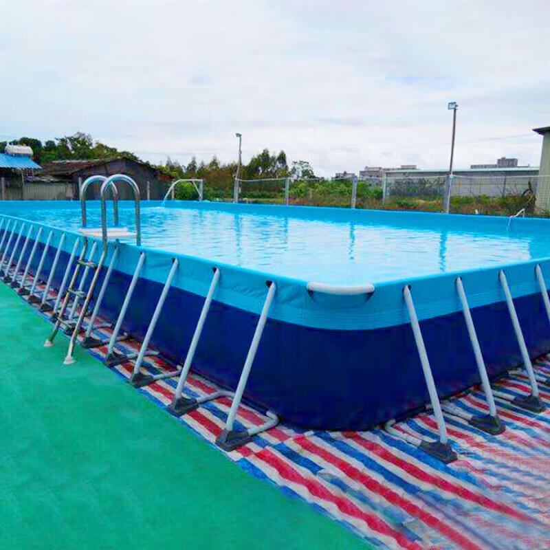 Min-Ke Outdoor Large Bracket Canvas Swimming Pool Frame