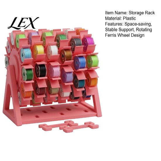 Sewing Thread Organizer Rotating Bobbin Organizer, Tangle-free Holder, Ferris Wheel Vertical Rack Design, Space-saving Gift for Quilting Enthusiasts