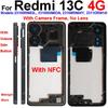 Middle Frame Housing Bezel For Xiaomi Redmi 13C 4G 5G LCD Front Housing Middle Frame Bezel Chassis Shell Replacement Parts