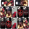 Чехол для телефона для iPhone 17 16 15 Plus Huawei P30 P20 Lite Y9 Redmi Note 14 12 11 13 Pro 9C Max OPPO A60 A80 A40 A18 A38 Супергерой Дэдпул Комиксы Обложка