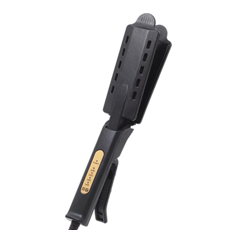 Мини-портативный выпрямитель и плойка для волос с зажимами-помпонами для очистки трубок