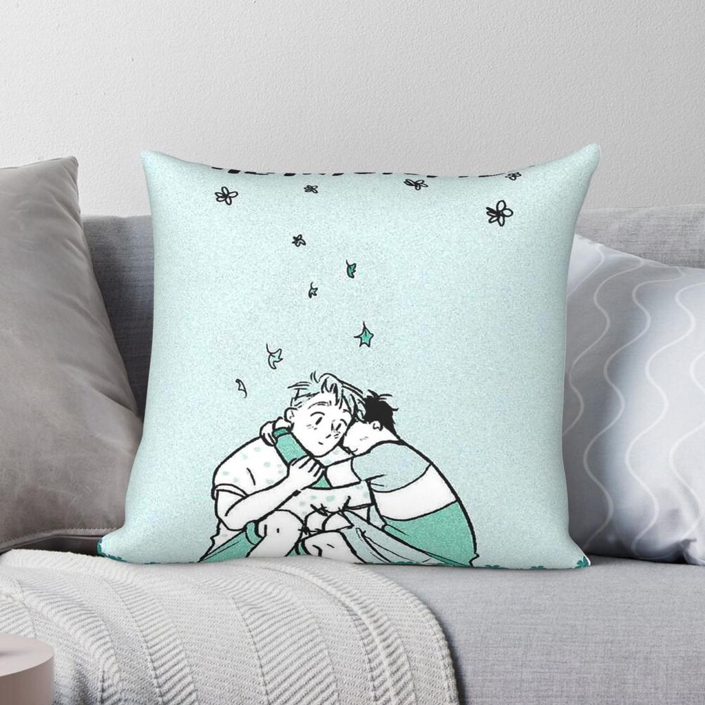 Hearstopper Darcy Olsson Square Pillowcase Polyester Linen Velvet Printed Zip Decor Throw Pillow Case Car Cushion Cover