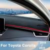 Для Toyota Corolla E210-2022 2023 Чехлы на приборную панель автомобиля Коврик от солнца Козырек Инструментальная панель Ковры Анти-УФ аксессуары